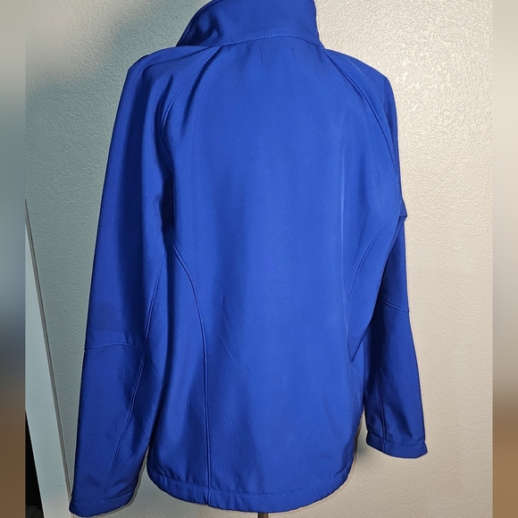 Women's Blue and Pink Jacket Mid Weight Jacket.  Carribean Fashion Size 2XL - Picture 3 of 12